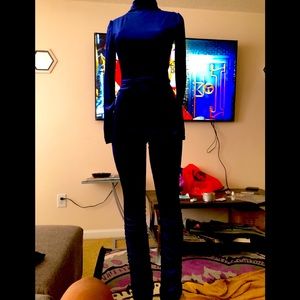 2 piece velvet stack legging set